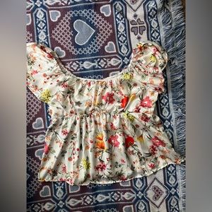 Floral Crop Shirt